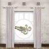RUDI 1" Roulis Side Curtain Rod, 12-20 inch (Set of 2), Light Gold view 4