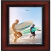 Poster Palooza 11x9 Traditional Mahogany Complete Wood Picture Frame with UV Acrylic Plexiglass, Foam Board Backing & Hardware Included view 4