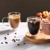 12 Oz Double Walled Glass Coffee Mugs with Handle, Insulated Layer Coffee Cups, Clear Borosilicate Glass Mugs - Gift for Cappuccino,Tea,Latte,Espresso,Hot Beverage,Cold Drinks, Set of 2 view 4