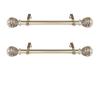 RUDI 1" Opli Side Curtain Rod, 12-20 inch (Set of 2), Light Gold view 2