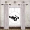 RUDI 1" Roulis Side Curtain Rod, 12-20 inch (Set of 2), Mahogany view 4