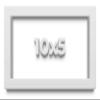 10x5 White Shadowbox Frame - Shadow Box Frame Interior Size 10x5 In by 2 In Deep - This White Frame Is Made to Display Items Up To 1.75 In Deep Includes Shatter Proof Acrylic, Backing, Hardware view 1