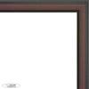 Poster Palooza 10x6 Traditional Mahogany Complete Wood Picture Frame with UV Acrylic Plexiglass, Foam Board Backing & Hardware Included view 2