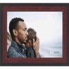 Poster Palooza 18x8 Traditional Cherry Complete Wood Picture Frame with UV Acrylic Plexiglass, Foam Board Backing & Hardware Included view 1
