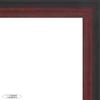Poster Palooza 18x8 Traditional Cherry Complete Wood Picture Frame with UV Acrylic Plexiglass, Foam Board Backing & Hardware Included view 2