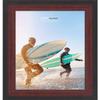 Poster Palooza 18x8 Traditional Cherry Complete Wood Picture Frame with UV Acrylic Plexiglass, Foam Board Backing & Hardware Included view 4