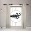 RUDI 1" Roulis Side Curtain Rod, 12-20 inch (Set of 2), Black view 1