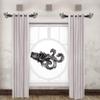 RUDI 1" Roulis Side Curtain Rod, 12-20 inch (Set of 2), Black view 4