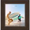 Poster Palooza 13x9.5 Contemporary Bronze Complete Wood Picture Frame with UV Acrylic Plexiglass, Foam Board Backing & Hardware Included view 4