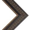 10x8 Frame Copper-Black Ornate Harvest Moulding with Gold Trim | 2.5 Inch Wide Moulding | Solid Wood Picture Frame with UV Acrylic Plexiglass, Foam Board Backing & Hanging Hardware Included view 2