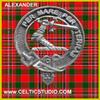 Alexander Scottish Clan Crest Badge Tankard view 2