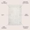 JONATHAN Y Pele Modern Geometric Dot Shag White/Gray Indoor Area Rug, 5x8, Bohemian, Contemporary, Easy-Cleaning for Living Room, Bedroom, Kitchen, Pet Friendly, Non-Shedding (MOH400A-5) view 2