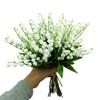 24PCS Artificial Lily of The Valley Flowers Plastic Flower for Outdoor Bridal Wedding Bouquet Home Garden Party Wedding Decoration view 1
