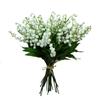 24PCS Artificial Lily of The Valley Flowers Plastic Flower for Outdoor Bridal Wedding Bouquet Home Garden Party Wedding Decoration view 2