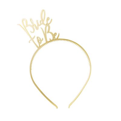 Dazzling Bride to Be Party Headband - 1 Count - Elegant Plastic Tiara for Bachelorette Celebrations and Parties
