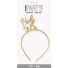 Dazzling Bride to Be Party Headband - 1 Count - Elegant Plastic Tiara for Bachelorette Celebrations and Parties view 2