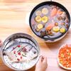 4-in-1 Multifunction Electric Skillet with Lid Nonstick Stainless Steel Small Electric Stockpot Hot Pot Skillet Noodles Rice Cooker Steamed Egg Soup Porridge Fried Cooking 110V (3.2L, Electric Skillet) view 4