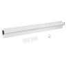 Slide Ticket Rack Aluminum Alloy Bill Folder Wall-Mounted Slide Check Racks Professional Receipt Hanging Rack, 20'' Silver view 1