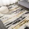 JONATHAN Y Strie' Shag Beige/Black/Yellow Indoor Area Rug 5X8 ft, Nova Modern Bold for Living Room, Bedroom, Kitchen, Office, Easy-Cleaning, High Traffic, Pet-Friendly, Non-Shedding SHG102A-5 view 1