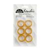 Kenchii Extra Soft Premium Shear Finger Ring Inserts - Thick, Quality Comfort. Elevate Your Grooming Experience with Precision and Style in Multiple Colors (Gold) view 1