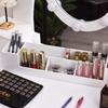CHARMAID Makeup Vanity Table with Lighted Mirror, Vanity Desk with 10 LED Lights, Adjustable Brightness, 5 Drawers and Removable Storage Organizer, Bedroom Dressing Table with Stool (White) view 4