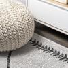 JONATHAN Y SMB129D-28 Derya Tribal Diamond Trellis Indoor/Outdoor 2 ft. x 8 ft Runner Rug, Contemporary, Modern, Bohemian, Transitional, Scandinavian, Minimalistic, Rustic, Hallway, Patio, Ivory/Black view 4