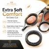 Kenchii Extra Soft Premium Shear Finger Ring Inserts - Thick, Quality Comfort. Elevate Your Grooming Experience with Precision and Style in Multiple Colors (Purple) view 2