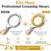 Kenchii Extra Soft Premium Shear Finger Ring Inserts - Thick, Quality Comfort. Elevate Your Grooming Experience with Precision and Style in Multiple Colors (Purple) view 3