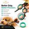 Kenchii Extra Soft Premium Shear Finger Ring Inserts - Thick, Quality Comfort. Elevate Your Grooming Experience with Precision and Style in Multiple Colors (Purple) view 4