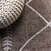 JONATHAN Y Tribal Diamond Trellis Indoor Outdoor Runner Rug 2X8 Brown/Beige, Derya for Backyard, Patio, Porch, Easy-Cleaning, High Traffic, Pet-Friendly, Non-Shedding (SMB129B-28) view 3