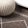 JONATHAN Y Tribal Diamond Trellis Indoor Outdoor Runner Rug 2X8 Brown/Beige, Derya for Backyard, Patio, Porch, Easy-Cleaning, High Traffic, Pet-Friendly, Non-Shedding (SMB129B-28) view 4