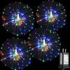 Dreamworth 4 Pack 480 LED Firework Copper Wire Lights, Fairy Twinkle Lights Plug in String Lights 8 Modes Waterproof Starburst Lights for Christmas, Birthday, Bedroom, Corridor Patio, Garden, Wedding view 1