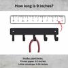 Bass Fish Key Rack Hanger - Large 9 inch wide - Made in USA - Wall Mount view 4