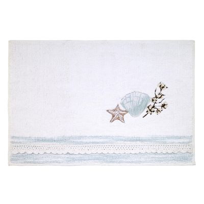 Avanti Linens - Bathroom Rug, Soft & Absorbent Bath Mat, Farmhouse Inspired Bathroom Decor (Farmhouse Shell Collection)
