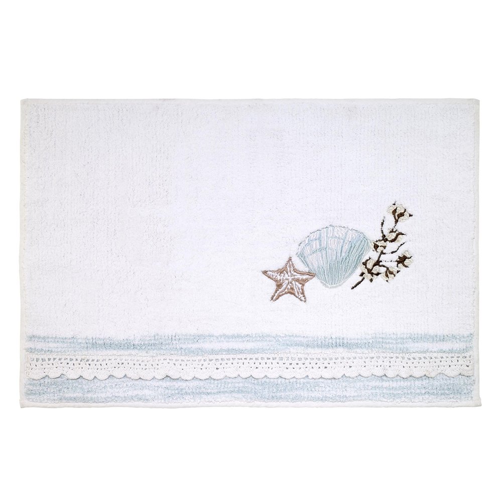 Avanti Linens - Bathroom Rug, Soft & Absorbent Bath Mat, Farmhouse Inspired Bathroom Decor (Farmhouse Shell Collection)