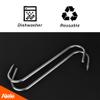 Alele Heavy Duty S-Hooks 10" Stainless Steel Meat Hooks for Butchering4 Pack (10inch 8mm 4p) view 4