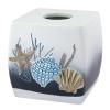 Avanti Linens  Bathroom Accessory, Resin Countertop Accessories, Oceanscape Inspired Bathroom Decor (Blue Lagoon Collection) view 1