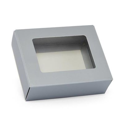 100ea - 4 X 3-5/16 X 1-1/4 Silver Window Soap Box