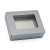 100ea - 4 X 3-5/16 X 1-1/4 Silver Window Soap Box view 1