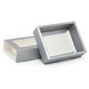 100ea - 4 X 3-5/16 X 1-1/4 Silver Window Soap Box view 2