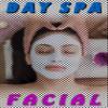 Facial IV Day Spa Salon Sign Advertising Marketing Dcor Vertical (Perforated 70/30 See-Through Window Vinyl Sign [Outdoors], 36H x 24W) view 1