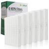 DerBlue 6pcs Filters R Replacement Compatible with Honeywell HRF-R1 HRF-R2 and HRF-R3 Filter R view 1