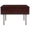 Lorell Contemporary Collection Single Metal Base view 4