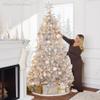Best Choice Products 6ft Prelit Tinsel Christmas Tree, Artificial Seasonal Holiday Decoration w/ 1,000 Branch Tips, Stand - Pink view 3