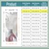 PABCK 100 Pack Clear Front Foil Pouch Resealable Mylar Bags 2.8x5.1 inch view 2