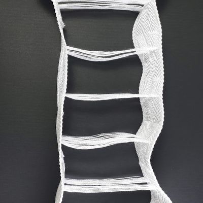 Asia Buy White Venetian Blind Cloth Ladder Tape/Laddering Tape for 2 Blinds (Ladder: 38/44mm) (25, feet)