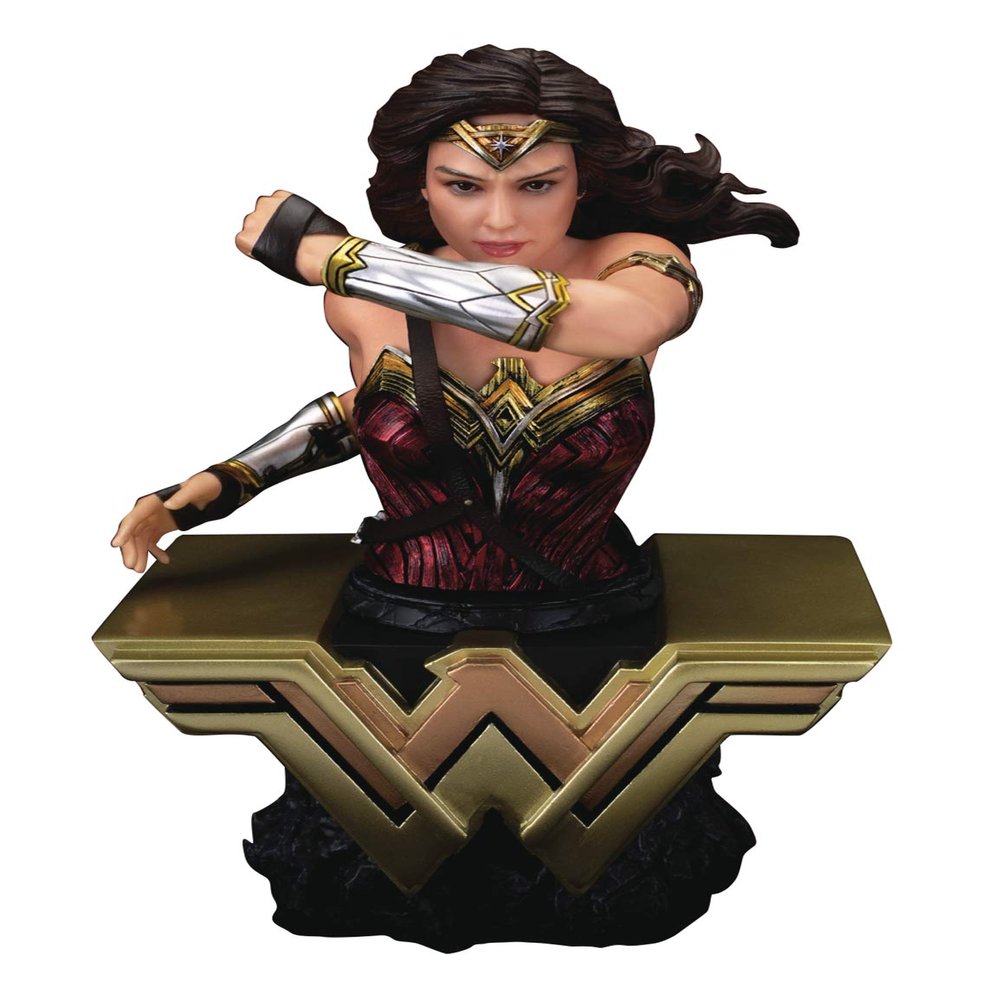 Beast Kingdom League Action Bust Series: Wonder Woman PVC Bust Multicolor 6 inches