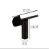 lliang Toilet Brush Style Bathroom Accessories Wall Mounted Bronze Bathroom Toilet Brush Holder view 4