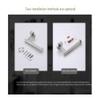 Toilet Paper Holder 304 Stainless Steel Roll Holder for Bathroom Bathroom Hotel Kitchen Punching Nail-Free Optional,Brushedfreepunching view 4