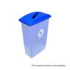Thunder Group PLTC023RP Recycling Container Lid Rectangular for Paper (1-Slot) view 3